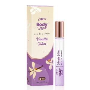 Plum BodyLovin’ Vanilla Vibes Perfume | Long Lasting & Premium Warm Fragrance | Luxury Perfume For Women | Sweet, Warm & Irresistible Notes of Vanilla | Travel Friendly | High On Fun | 15ml