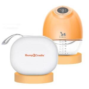 Bump2Cradle PumpNGo GenZ Electric Wearable Breast Pump – Automatic Nipple Corrector | Brand By Doctor Moms | ISO 9001:2015 Certified, Hospital-Grade Suction, Lactation Support Included, 17/19/21/25mm Flanges, 3 Modes & 9 Levels, USB Rechargeable (Model B2C-117 Pro) | Premium Carry Case Included