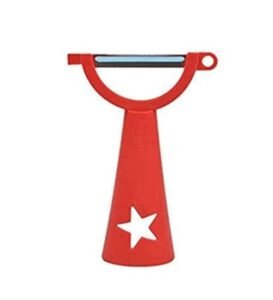 Tupperware Vegetable Peeler (Red), Stainless Steel, Manual