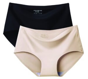 PLUMBURY® Women’s Seamless Hipster Ice Silk Panty (Sizes M to XXL)