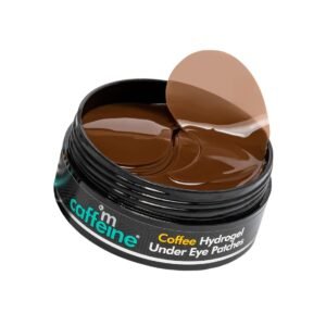 mCaffeine Coffee Hydrogel Under Eye Patches For Dark Circles & Puffiness Reduction |Winter Eye Care Routine | Eye Patch with Caffeine & Hyaluronic Acid | Moisture-Lock Technique For 2X Hydration – 30 Pairs for both Women and Men | 90G