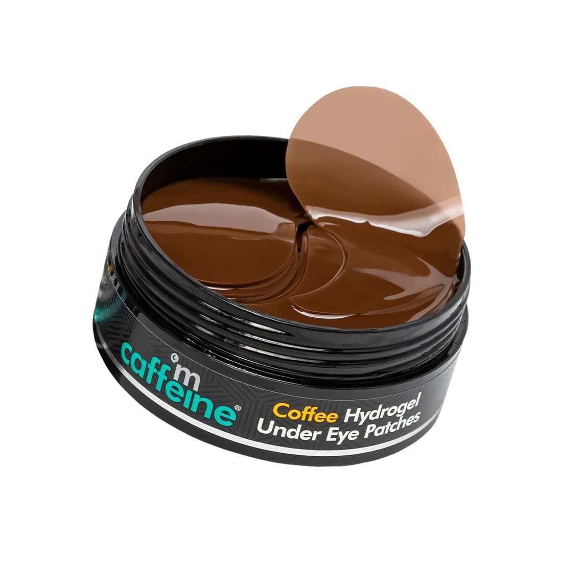 mCaffeine Coffee Hydrogel Under Eye Patches For Dark Circles & Puffiness Reduction |Winter Eye Care Routine | Eye Patch with Caffeine & Hyaluronic Acid | Moisture-Lock Technique For 2X Hydration – 30 Pairs for both Women and Men | 90G