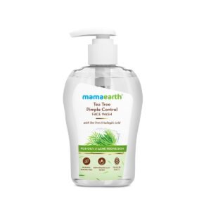 Mamaearth Tea Tree Pimple Control, Anti Acne Face Wash with Tea Tree & Salicylic for Oily & Acne-Prone Skin – 250 ml | Controls Oil to Prevent Pimples | Made Safe