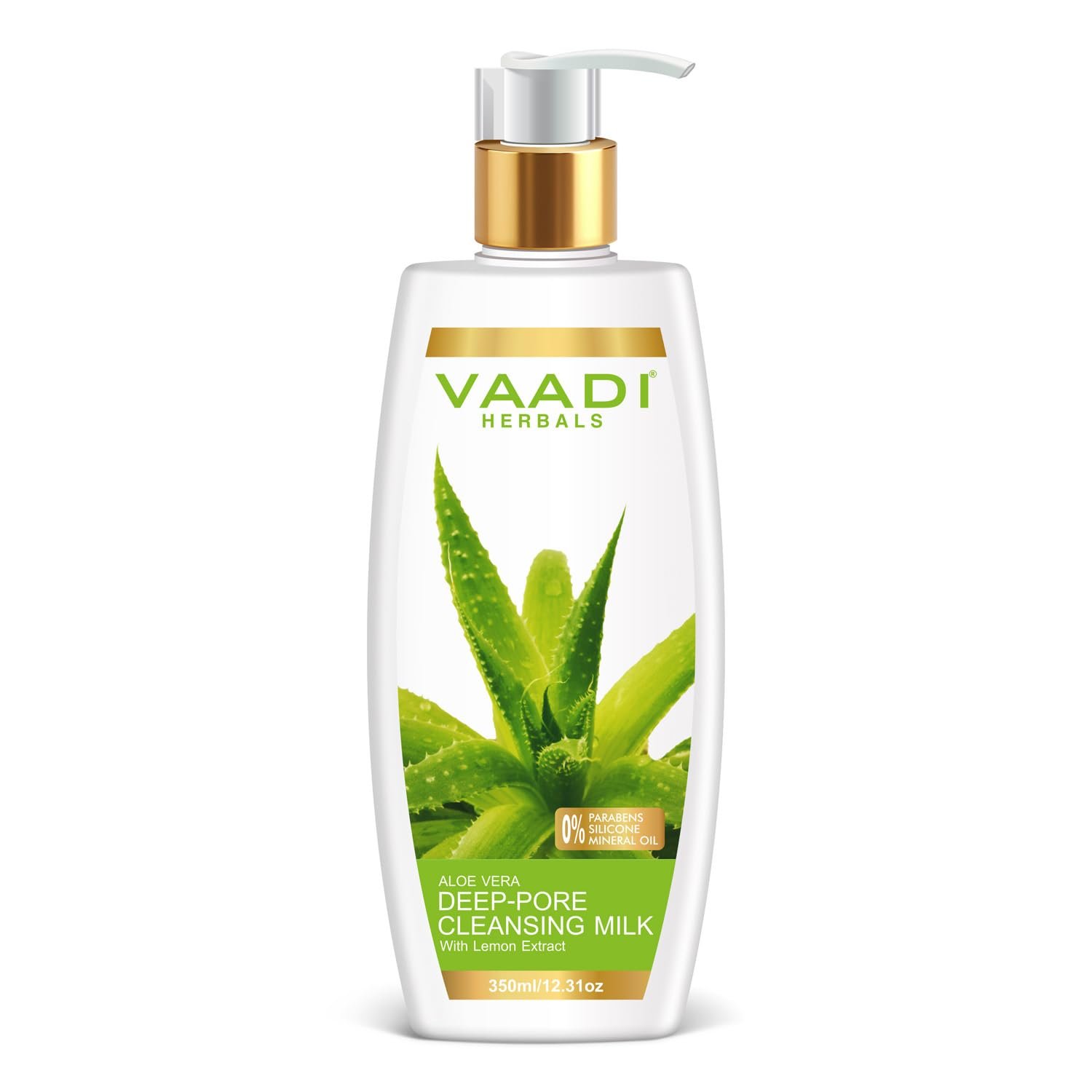 Vaadi Herbals Aloe Vera Deep Pore Cleansing Milk, 350ml