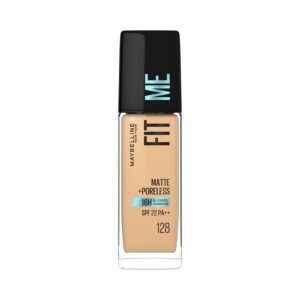 Maybelline New York Fit Me Matte + Poreless Liquid Foundation, 128 Warm