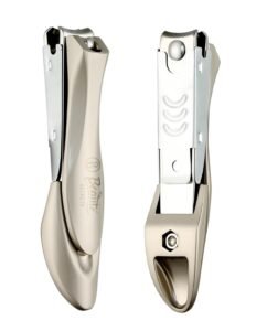 Beauté Secrets Curved Nail Cutter With Nail File, Anti-Splash Design, Stainless Steel, Ideal for Fingernail and Toenail, Ingrown Toe Nail Remover, Nail Clipper for Men Women (Premium | 16A)
