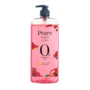 Pears 98% Pure Glycerin Revitalized Glow Body Wash with Pomegranate and 0% Parabens & Soap for a Revitalized Glow, 750ml