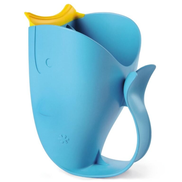 Skip Hop Moby Bath Rinse Cup: Tear-Free Waterfall Rinser, Blue(Pack of 1)