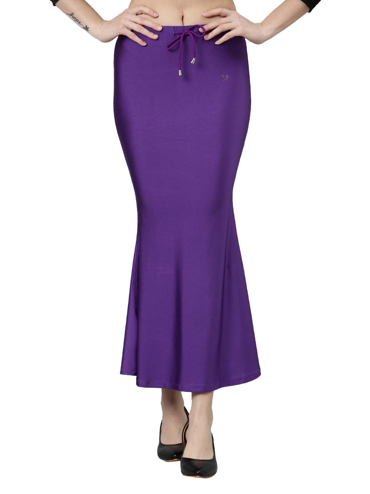 TWIN BIRDS Women Shimmer Nylon Saree Shaper | Shapewear Silhouette