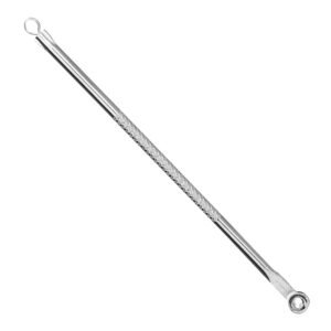 Vega Round Blackhead & Whitehead Remover Tool, Stainless Steel Pimple & Acne Extractor Tool for Clean Pores & Clear Skin | Face Care Tool for Men & Women, All Skin Types, (BHR-02)
