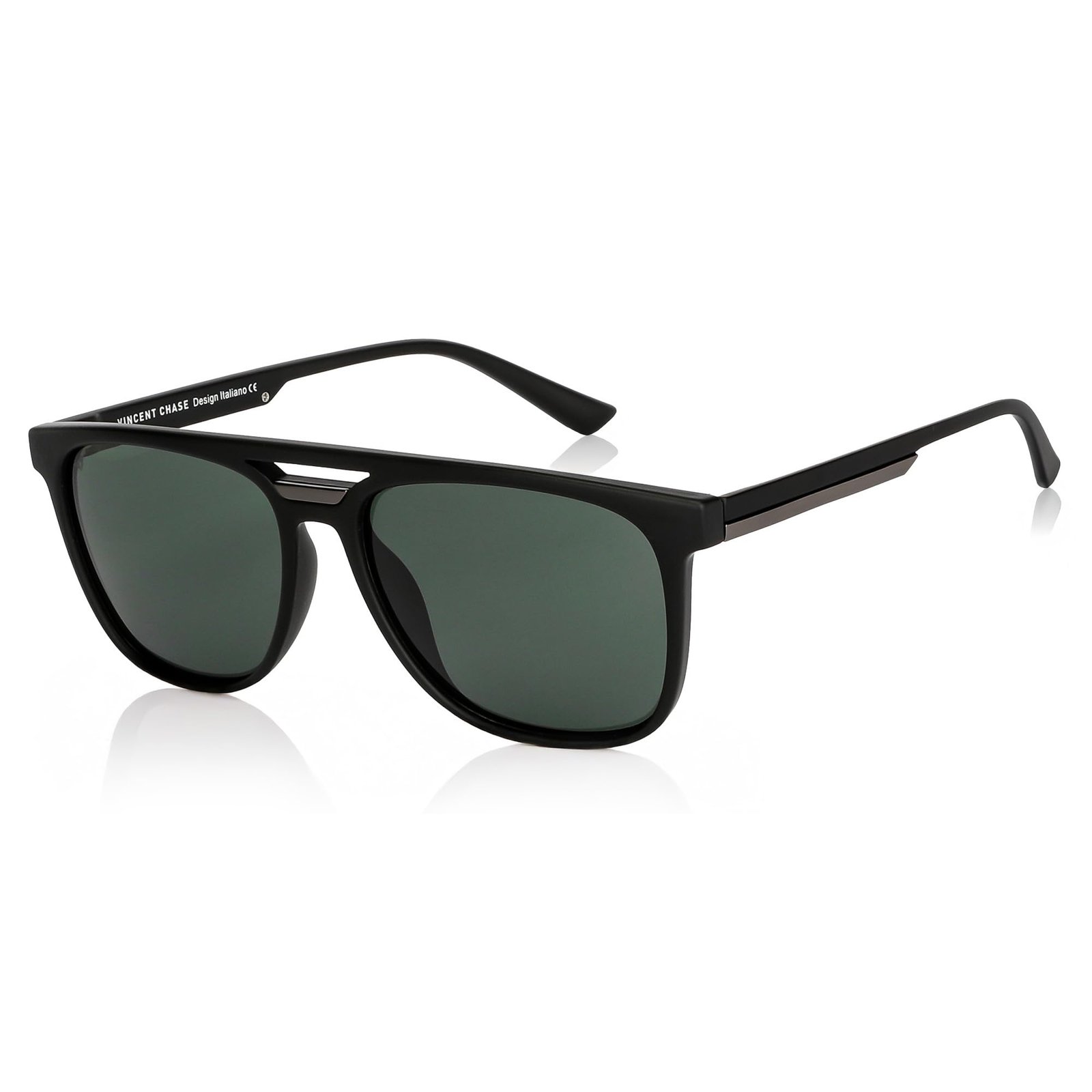 Vincent Chase By Lenskart | Full Rim Square | Classics | Polarized and 100% UV Protected | Men & Women