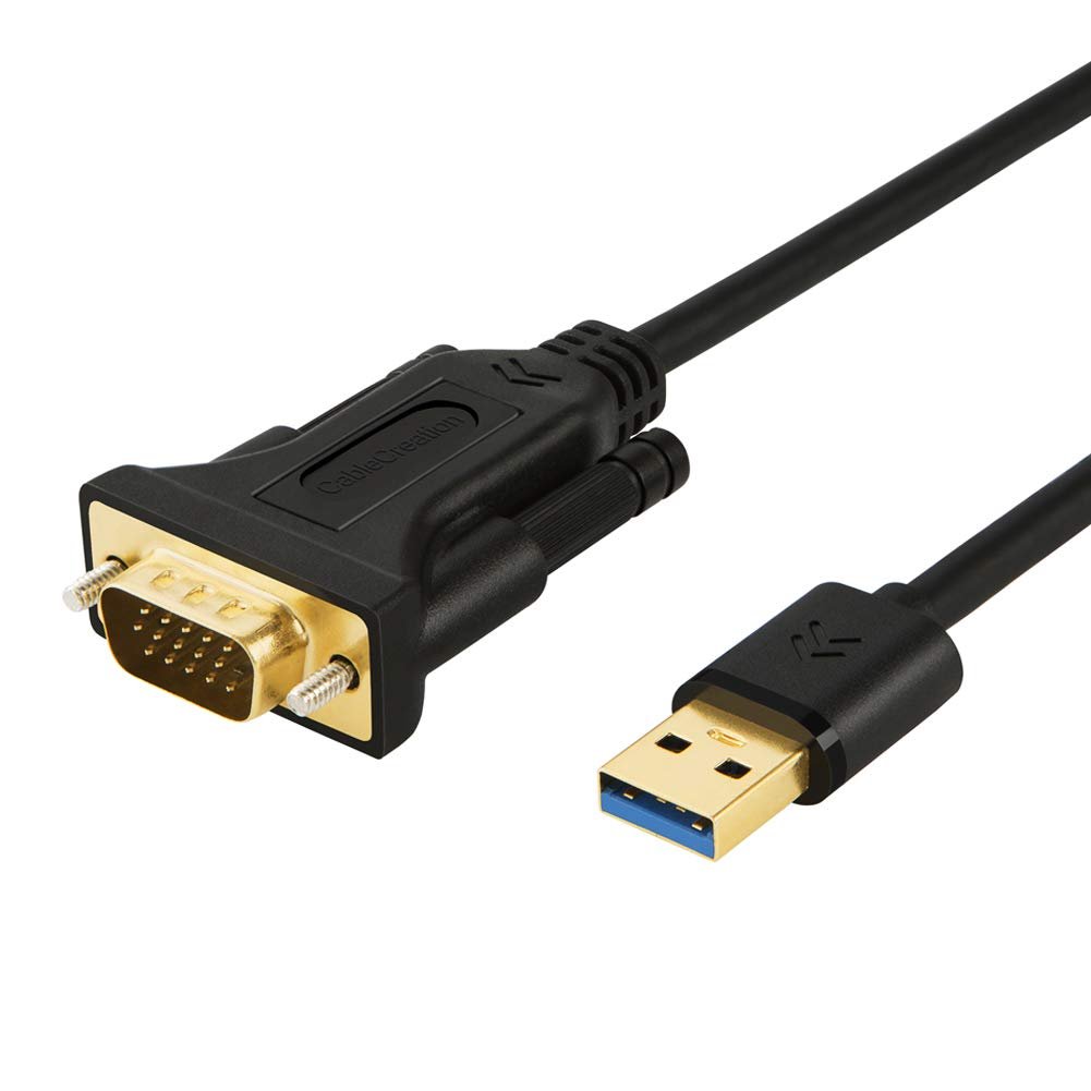 CableCreation USB to VGA Cable Video Cable, USB 3.0 to VGA 15 Pin Adapter