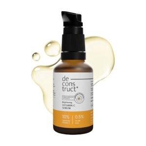 Deconstruct 10% Vitamin C Serum for Brightening| Powered by Liposomal Technology for Visible Glowing Skin|Targets Dull & Uneven Skin Tone |For Oily Skin| Co-Created With Dermatologists| Non-Irritating | 30ML