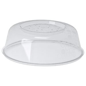 Ikea HEMSTORES Microwave Oven Splatter Cover With Small Holes to Release Steam | Lid | Withstand Temperatures Up to 100°C (Pack of 1)