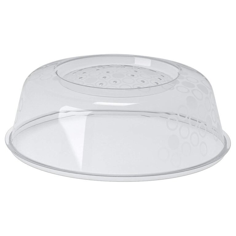 Ikea HEMSTORES Microwave Oven Splatter Cover With Small Holes to Release Steam | Lid | Withstand Temperatures Up to 100°C (Pack of 1)