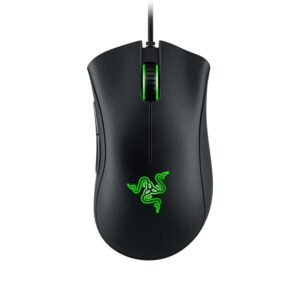 Razer Deathadder Essential – True 6400 DPI Optical Sensor, Wired Ergonomic Form Factor, High Durability, 5 Hyper Response Buttons, 10 Million Clicks RZ01-03850100-R3M1 – Black