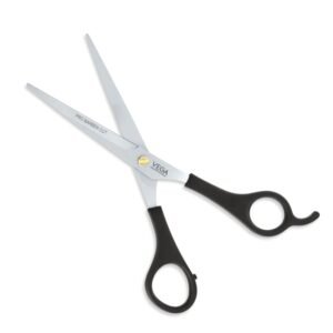 VEGA PROFESSIONAL Pro Barber Cut 6.5 Inch Hair Cutting Scissor | Academy Line Stainless Steel Professional Hairdressing Scissors for Salon, Barber & Home Use | Sharp Smooth Blades (VPVSC-32)