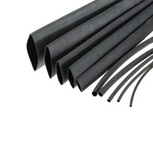 ART IFACT 20 Meters Heat Shrink Tubes: 2 Meters each 1mm, 1.5mm, 2mm, 3mm, 4mm, 4.5mm, 5mm, 6mm, 8mm and 10mm Polyolefin 2:1 Sleeve for Wrap – Black (20 meters Black)