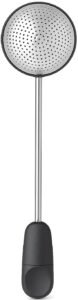 BURRDOFF New Twisting Tea Infuser – Stainless Steel for Loose Tea, Green Tea Filter (Black)