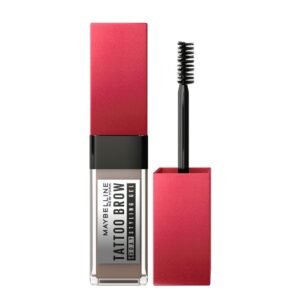 Maybelline Tattoo Brow 3 Day Styling Brow Gel, Grey Brown, Semi-Permanent