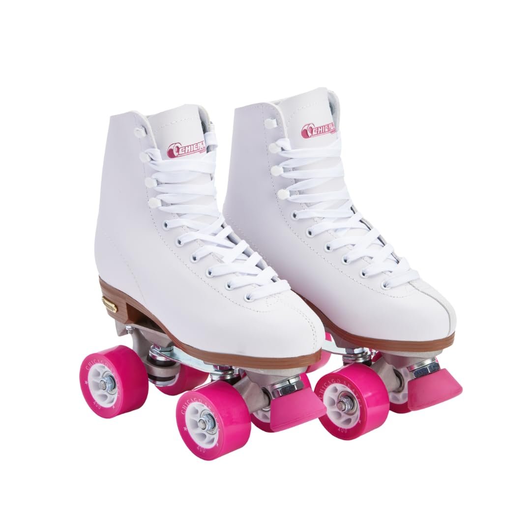 Chicago Skates CRS400-05 Ladies Rink Skate Size 5 – White