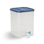 SIGNORA WARE Continental Plastic Water Container | BPA Free Water Dispenser | Container with Leakproof Tap | Ideal for Home, Office & Outdoor Use Water Storage (6.5 Litre | Set of 1 | Blue)