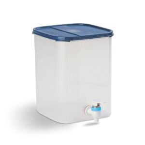 SIGNORA WARE Continental Plastic Water Container | BPA Free Water Dispenser | Container with Leakproof Tap | Ideal for Home, Office & Outdoor Use Water Storage (6.5 Litre | Set of 1 | Blue)
