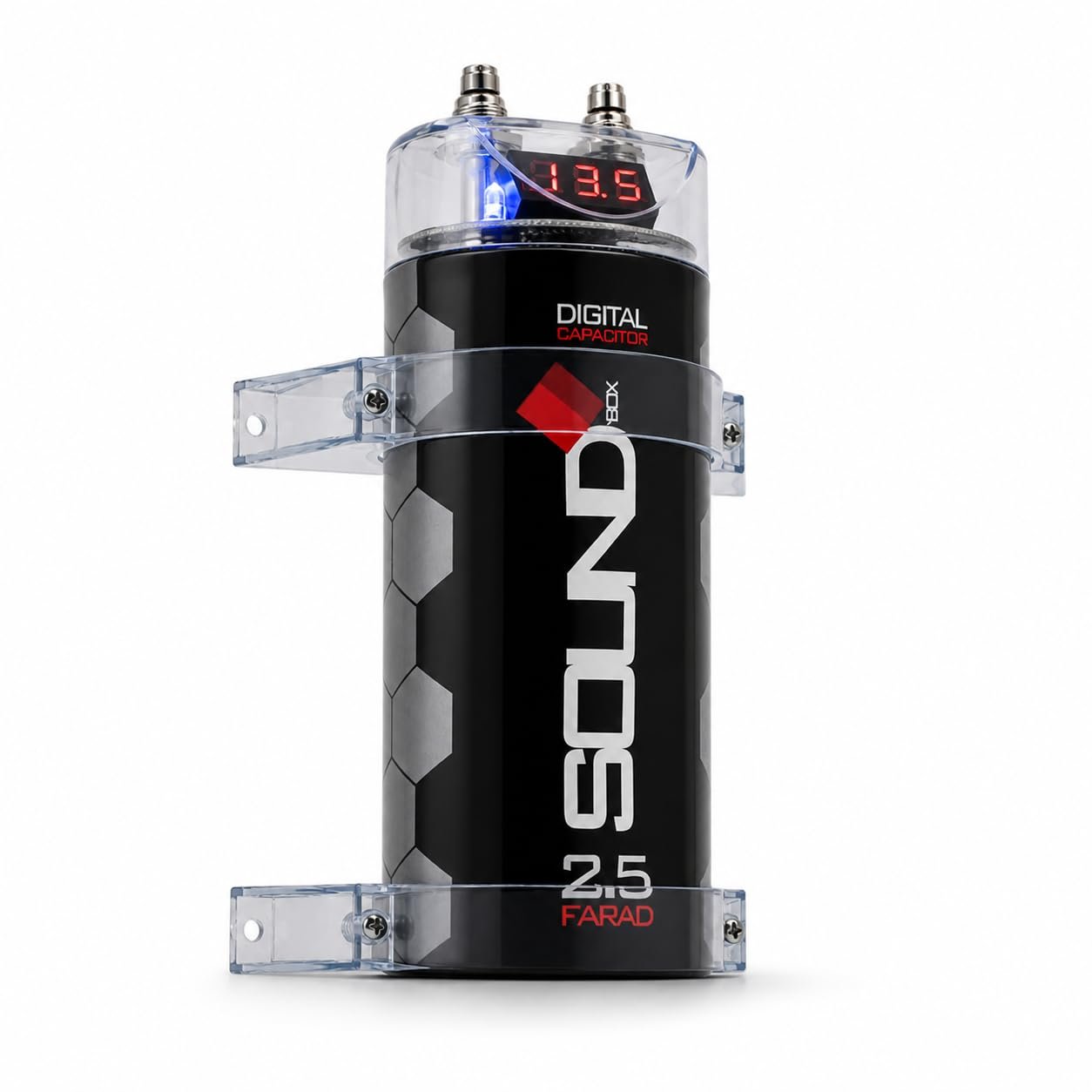 Soundbox 2.5 Farad Digital Capacitor – 2500 Watts Peak