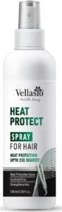 VELLASIO Classic Heat Protectant with Argan Oil & Grapeseed – Thermal Hair Protector for Straightening, Curling, Blow Drying, For Men & Women