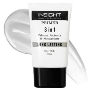 INSIGHT 3-in-1 Primer | Matte Finish | Primes, Protects & Moisturizes | Oil-Free with Pore Blurring | Long-Lasting Formula | For All Skin Types | 30ml