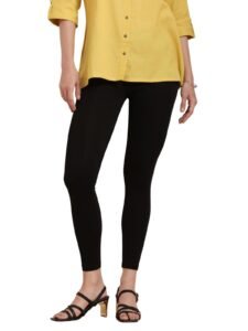 TWIN BIRDS Super Stretchable Cotton Elasthane Fabric Ankle Length Leggings for Women