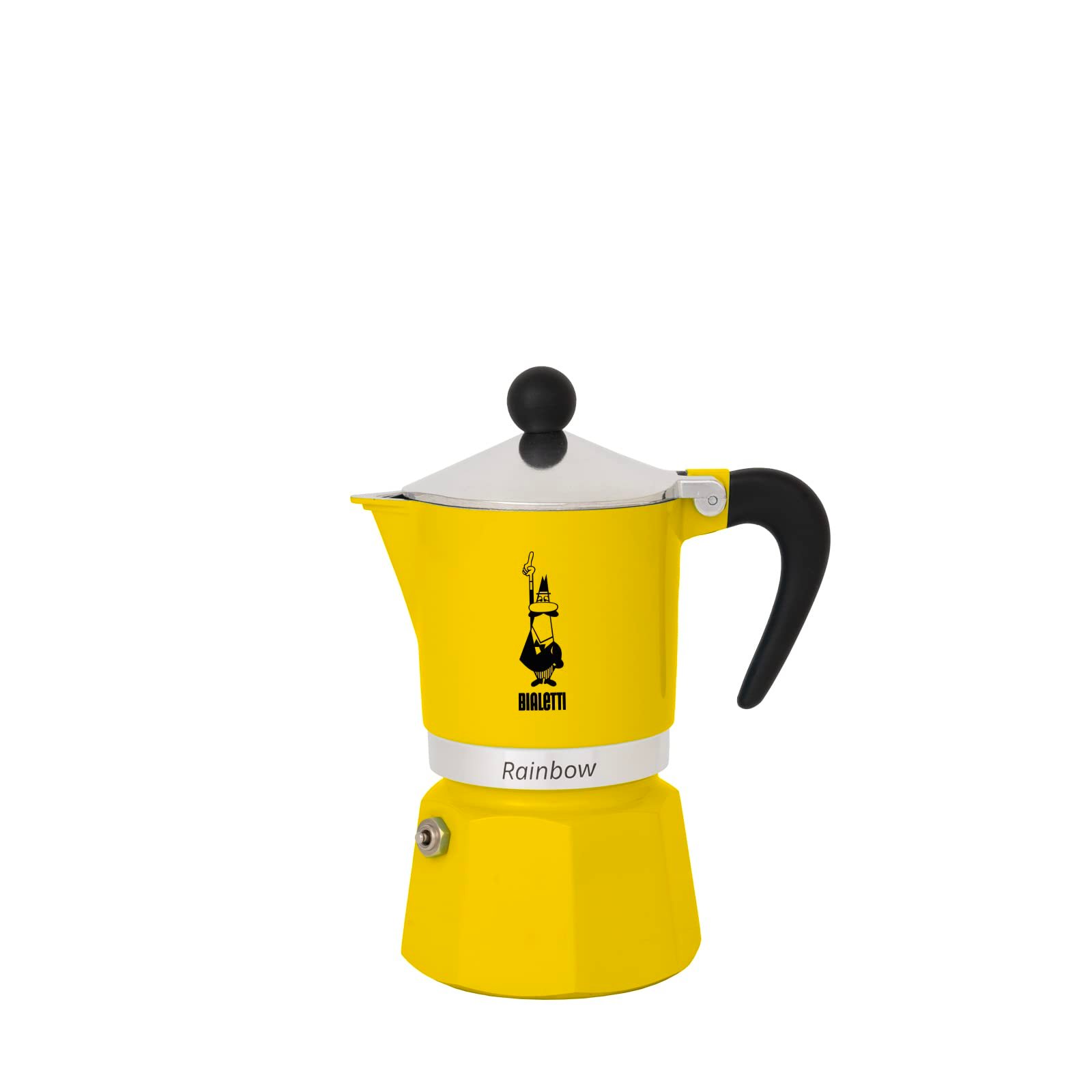 Bialetti Rainbow Moka Express Iconic Italian Stovetop Espresso Maker, Italian Made; Moka Pot/Coffee Maker/Mocha Pot for an Authentic Italian Coffee