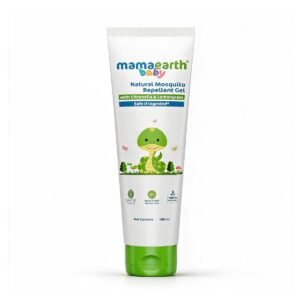 Mamaearth Natural Mosquito Repellent Gel – 100ml |DEET Free | Protects from Dengue, malaria & Chikungunya| Made safe Certified | Protection from Mosquitoes | Safe if ingested