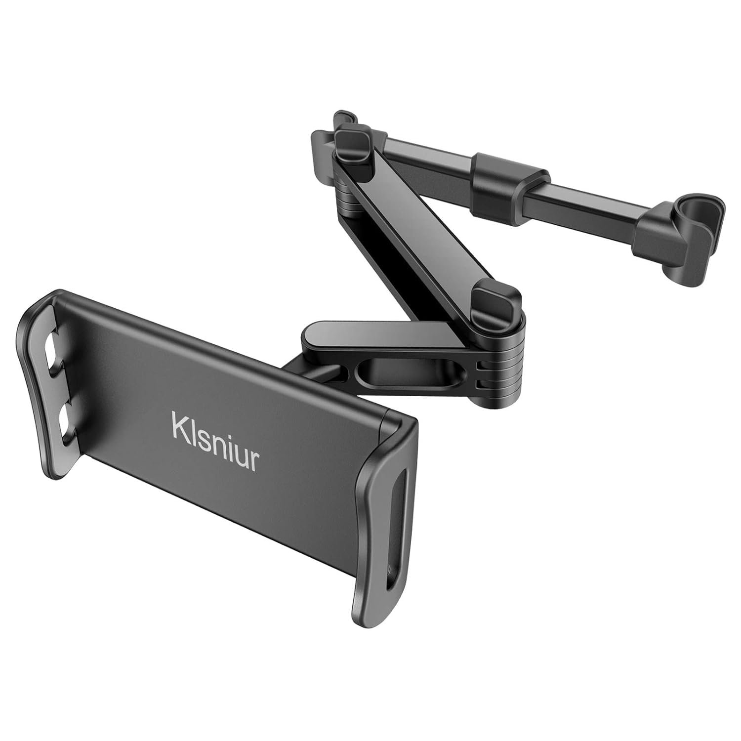 Klsniur Mount/Tablet Car Backseat Seat Mount Headrest Universal 360° Rotating Holder Adjustable for All 6″-10.5″ Tablet iPad Air iPad mini, Samsung Galaxy, Cell Phones 4.5″-8″