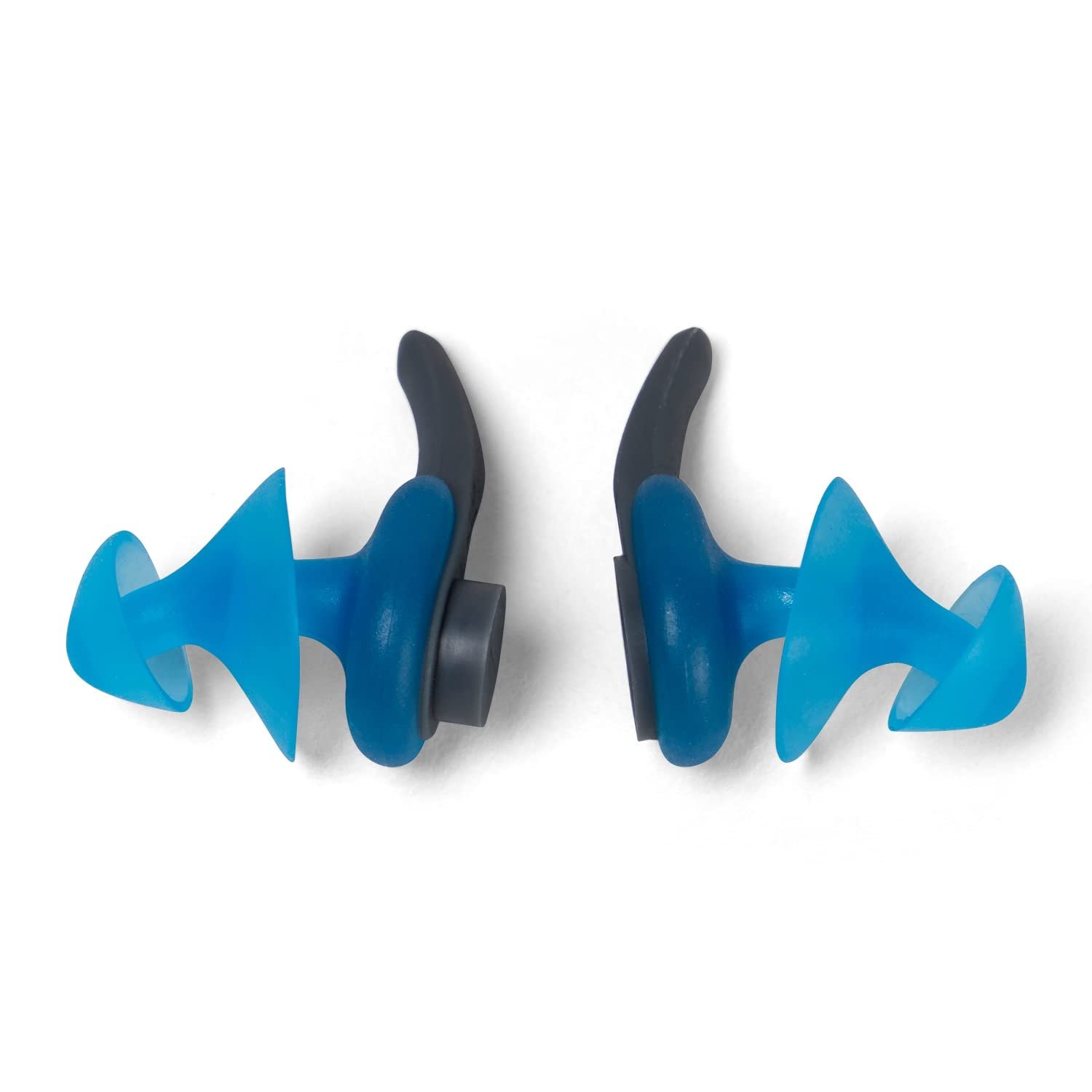 Speedo Unisex Adult Biofuse Secure Fit Ergonomic Design Ear Plug For Men and Women – Blue & Grey