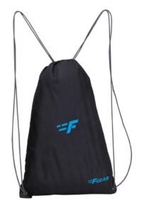 F Gear String Black 11L Multipurpose Drawstring Bag | Lightweight & Compact Gym Sack | 1 Compartment | Durable, Comfortable & Water-Resistant Bag for Sports, Gym, School & Daily Use