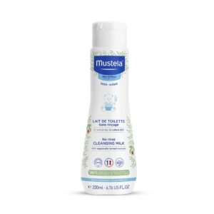 Mustela – No Rinse Cleansing Milk with Natural Avocado – Biodegradable Formula & Tear-Free – 200ml