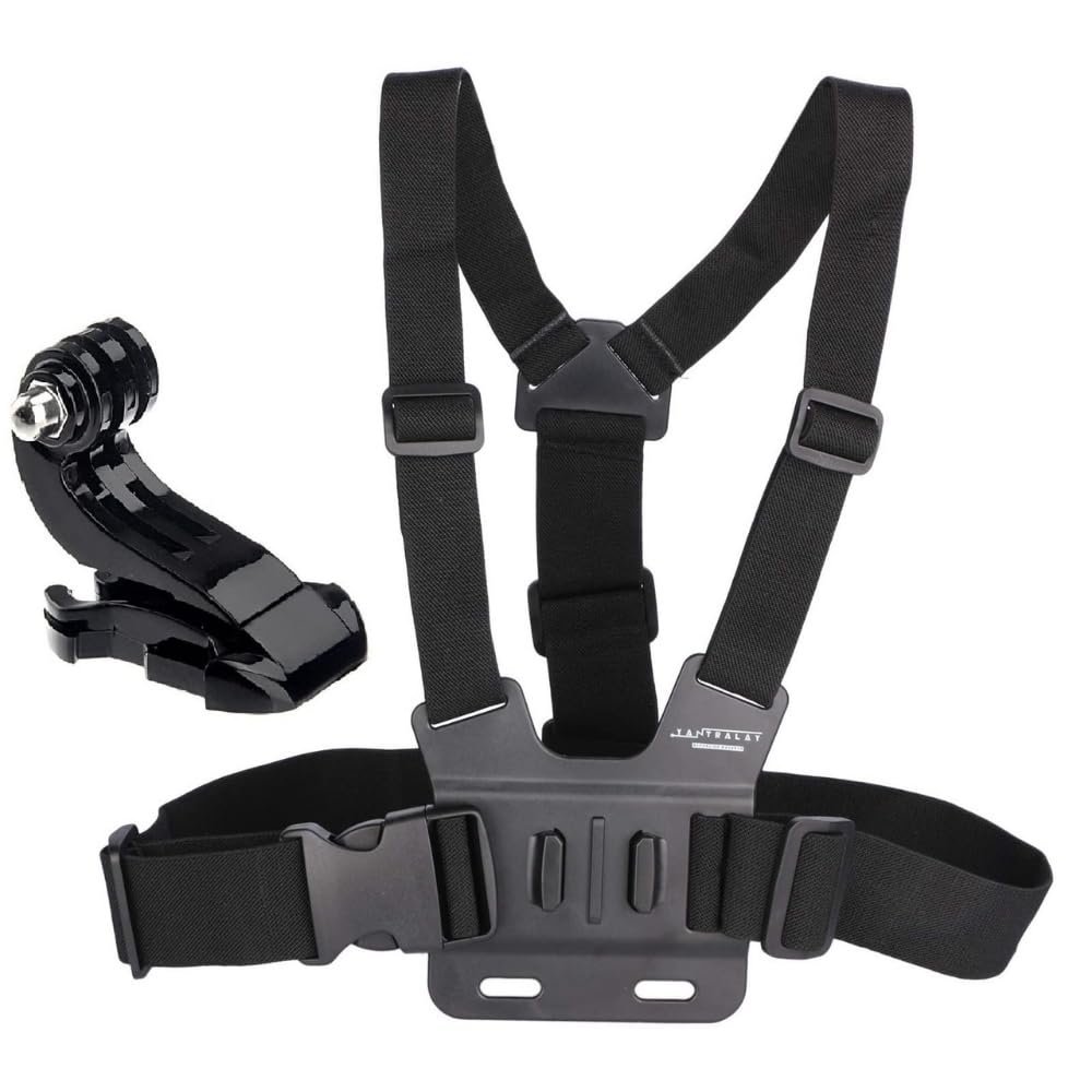 yantralay Adjustable Chest Strap Mount, Body Belt Harness for Hero 13/12/11/10/9/8, DJI OSMO Action Camera – Compatible with SJCAM and All Other Action Camera & Smartphones | Chest Strap ONLY