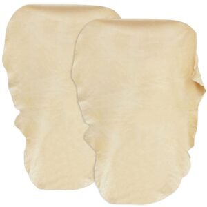 Chamois Cloth for Car 2 Pack Shammy Towel 24′ x 16′ Super Absorbent Car Drying Towel Real Leather Lint Free Streak Free for Car Wash Auto Detailing