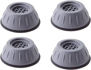 Nirency Washing Machine Stand – Anti Vibration and Non Slip Pads, Foot Pad Rubber, Shock Absorber
