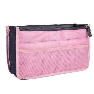 Styleys Baby Pink Handbag Organizer For Easy Handbag Switching (Baby Pink, Nylon)