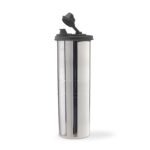SignoraWare Easy Flow Stainless Steel Oil Dispenser | Airtight & Spill proof | Food grade | Pourer Drizzler | Easy to Clean | Best for Essential Oils & Grilling | Best for Home Use (1.1 Ltr | Black)