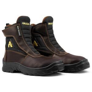 ORAZO PICUS TRAIL – Water-Resistant – CE Certified – EN13634:2017 – Level 2,2,2,1 – Motorcycle Riding Boots (Cocoa, 5)
