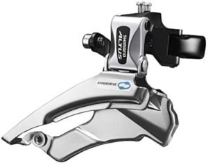 Shimano Altus 7/8 Speed Mountain Bicycle Front Derailleur – FD-M313 (Down Swing – CS-Angle:66-69)