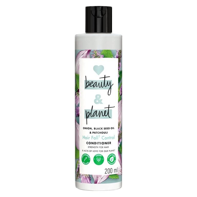 Love Beauty & Planet Onion, Black Seed & Patchouli Hairfall Control Natural Conditioner|No Sulfates,No Paraben|200ml