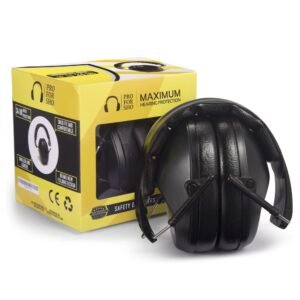 Pro For Sho 34dB Shooting Ear Protection – Special Designed Ear Muffs Lighter Weight & Maximum Hearing Protection, Black