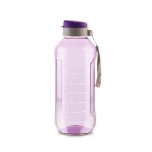 ATTRO Ultra Pro Motivational 1.5-Liter BPA-Free Water Bottle with Leak-Proof Flip-Top Cap, Nylon Strap and Stylish Color for Daily Hydration- Violet