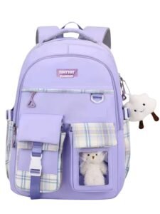 Tinytot 30 Litre Japanese Korean Style School Bag Water-Resistant Laptop & Travel Backpack – Unisex Large 18 Inches Multipurpose Student Backpack for Boys & Girls, Men & Women