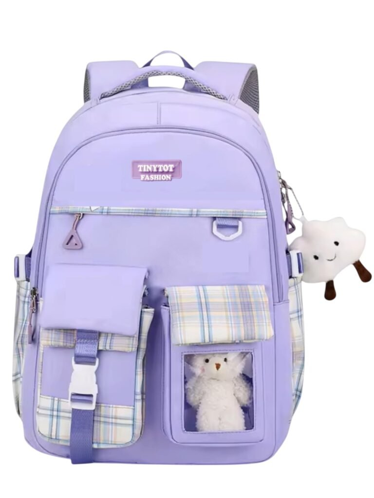 Tinytot 30 Litre Japanese Korean Style School Bag Water-Resistant Laptop & Travel Backpack – Unisex Large 18 Inches Multipurpose Student Backpack for Boys & Girls, Men & Women