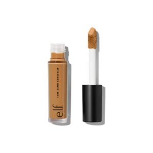 e.l.f. 16HR Camo Liquid Concealer For All Skin Types, Full Coverage, Highly Pigmented Concealer With Matte Finish, Crease-Proof, Vegan & Cruelty-Free, Deep Olive, 0.203 Fl Oz